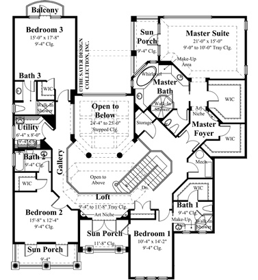 Isabella Home Upper Level Floor Plan # 8033_U
