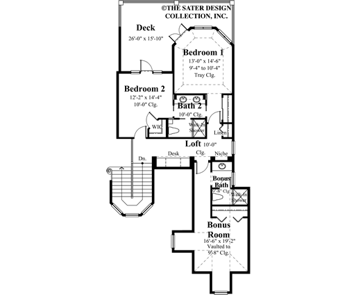 raphaello home-upper level floor plan-plan #8037