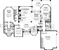 Medoro Main Level Floor Plan - #8039_M