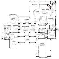 Brittany- Floor Plan -Plan # 8040 by Sater Home Designs