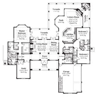 Bellini Home Main Floor Plan -Plan #8042