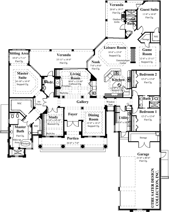 Demetri-Main Level Floor Plan-Plan #8045