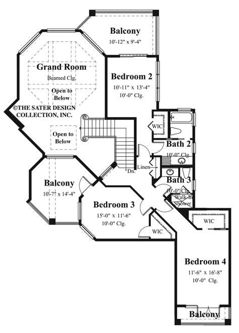 la reina-upper level floor plan-#8046