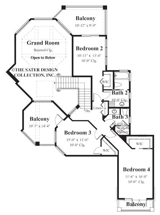 Huxford-Upper Level Floor Plan-#8048
