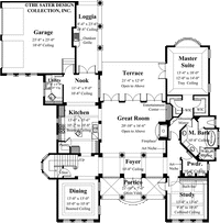 Corsini-Main Level Floor Plan-#8049