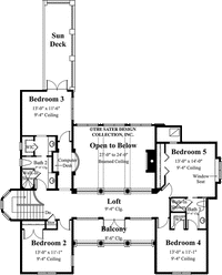 Corsini-Upper Level Floor Plan-#8049