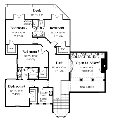 San Filippo-Upper Level Floor Plan- #8055