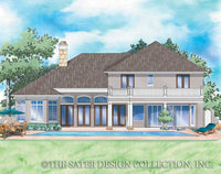 Argentellas-Rear Elevation-Plan #8056