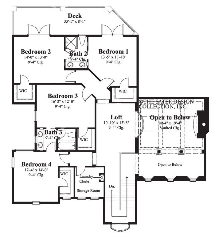 Massimo Upper Level Floor Plan 8057_U_