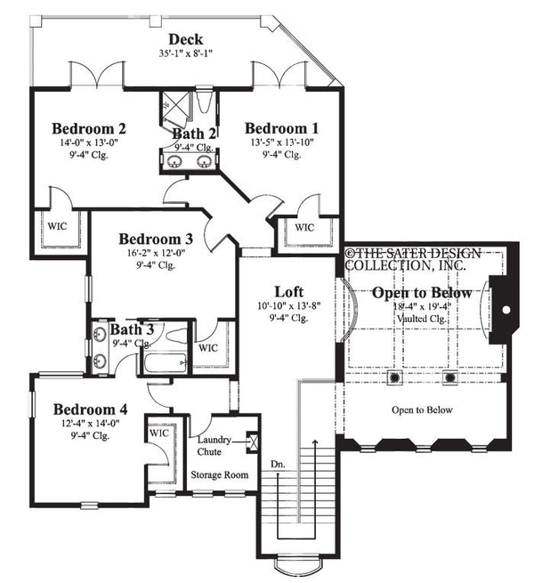 Massimo Upper Level Floor Plan 8057_U_