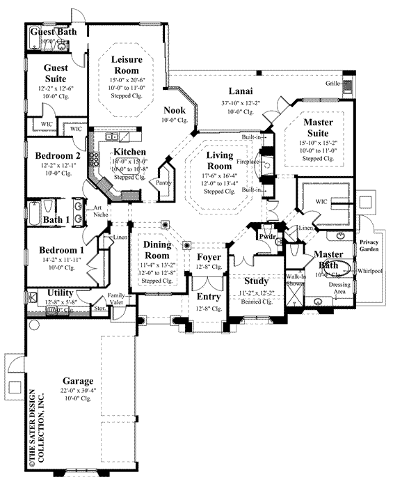 Porta Rosa Home Floor Plan - Plan #8058