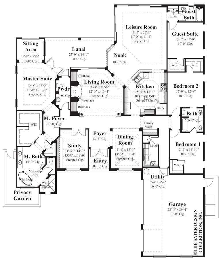 Fontana- Main Level Floor Plan #8062