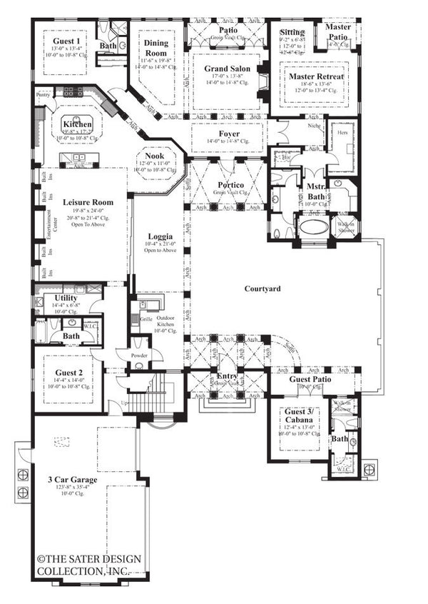 Tre Mori-Main Level Floor Plan-#8078