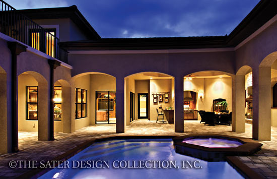 Bergantino-Rear Exterior-Plan #8079