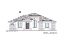 Riverside home design front elevation
