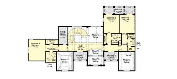 Winward Court second floor plan
