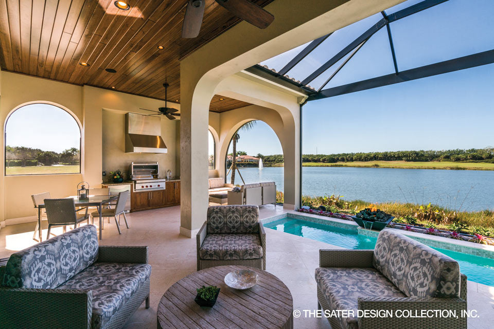 Anvard Luxury Villa House Plan patio