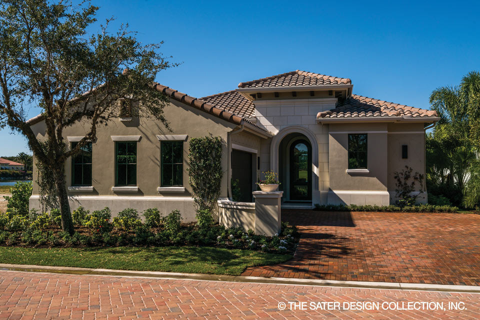 Anvard Luxury Villa House Plan photo of front of home