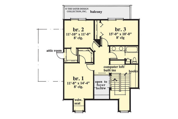 Canterbury Trail- Second floor plan