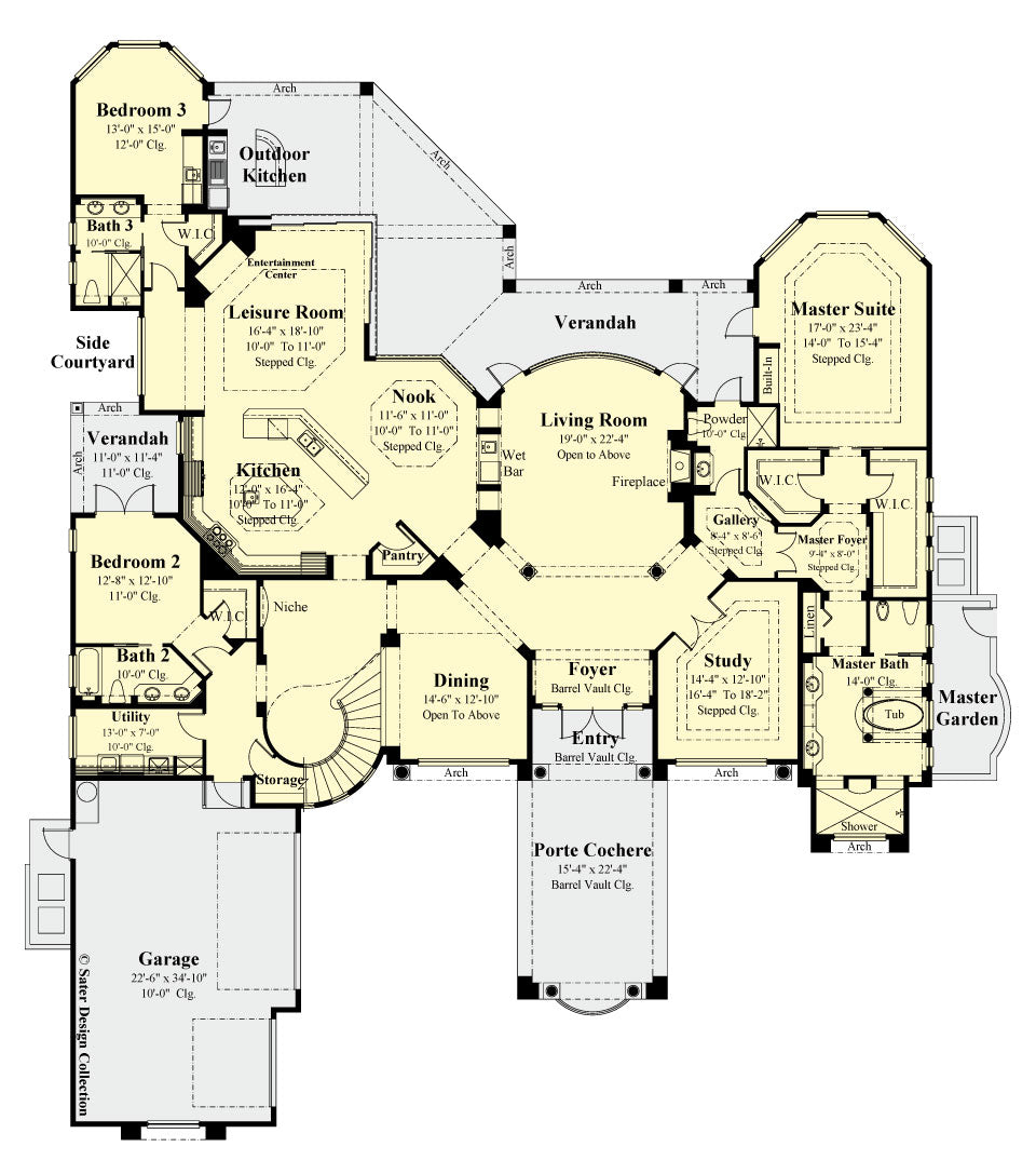 main level floor plan